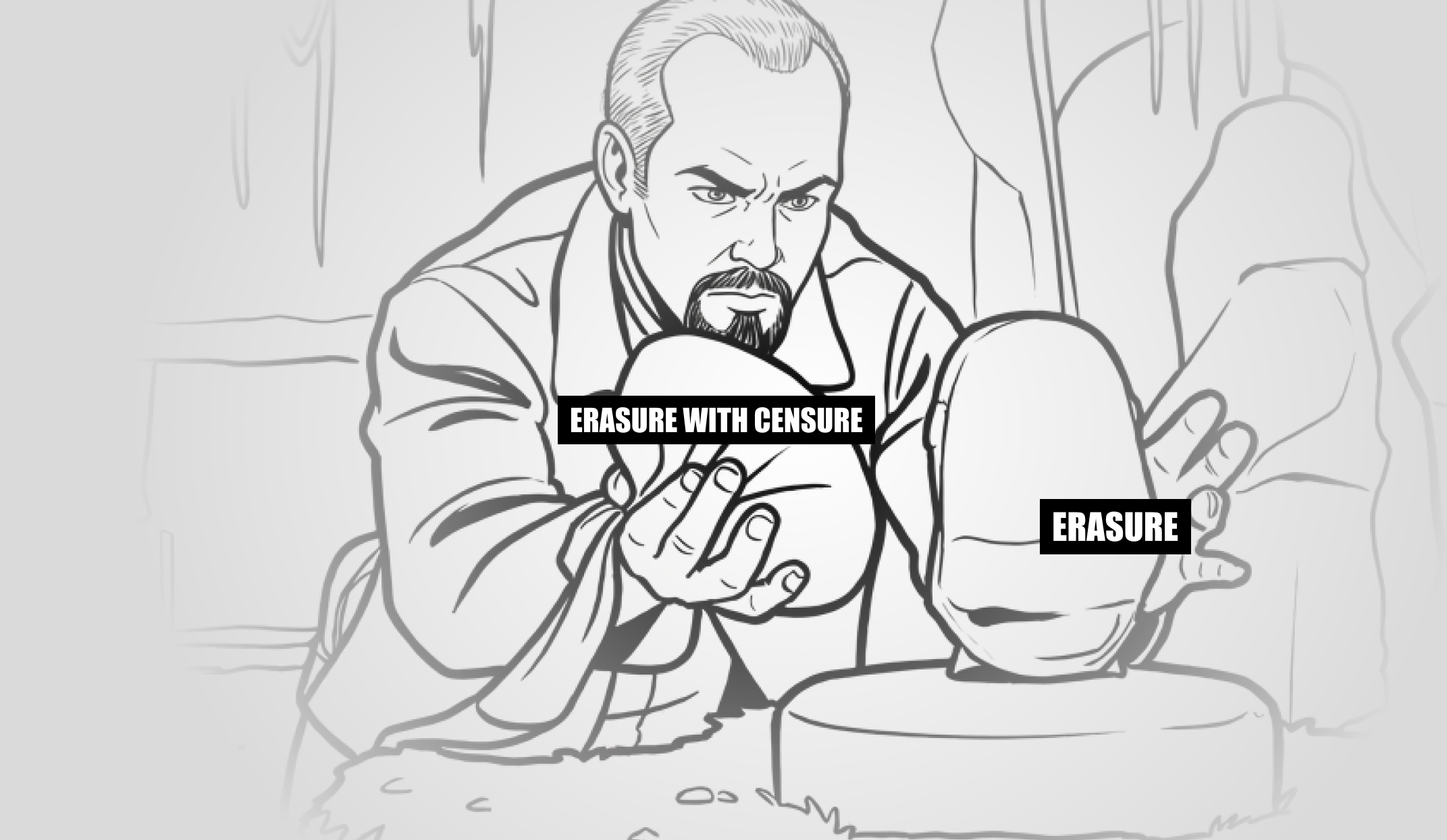 Erasure with Censure